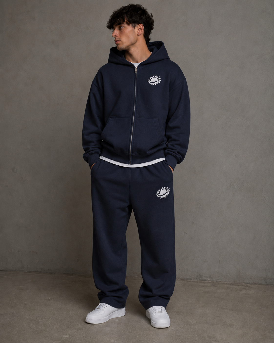 BASE LINE TRACKSUIT NAVY