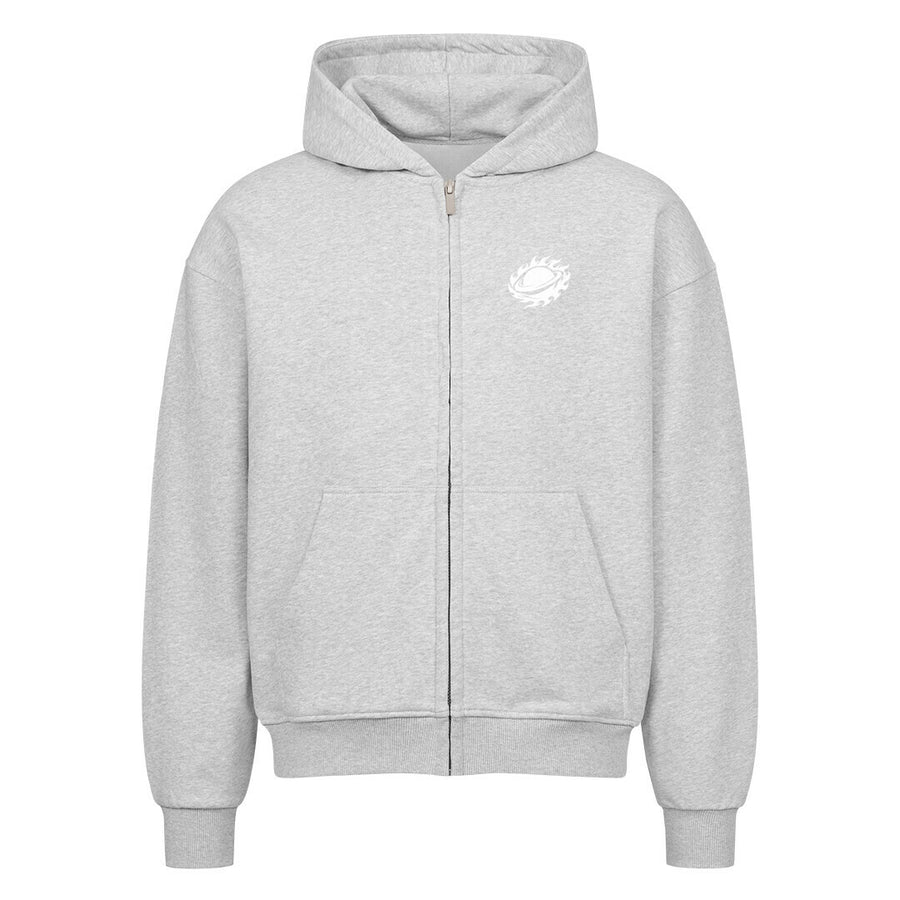 ZIP HOODIE LIGHT GREY