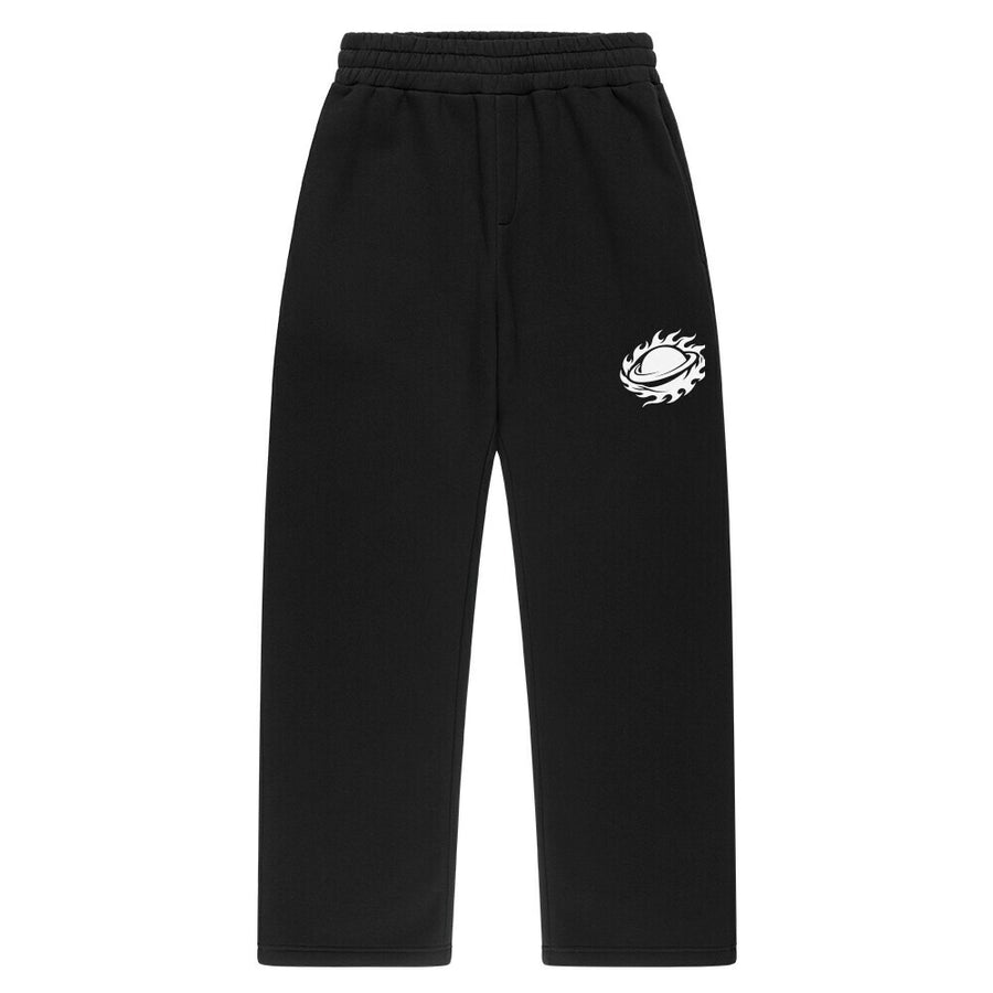 OPEN LEG JOGGER BLACK