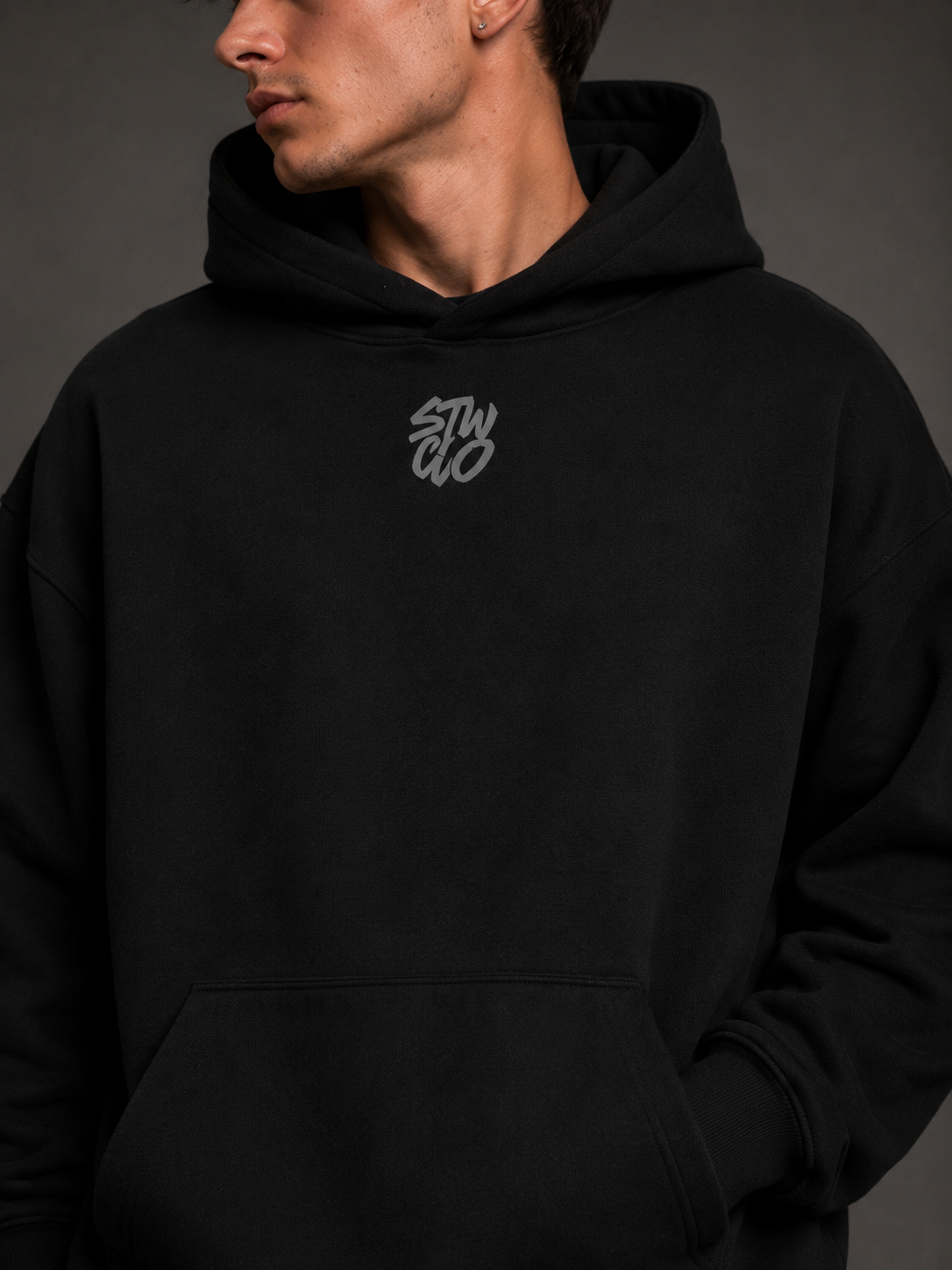 RECEIPT TRACKSUIT BLACK - Surpass The World